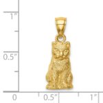 14K Cat Pendant - Image 4