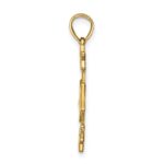 14K Diamond-cut Stars Pendant - Image 2