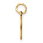 14K Diamond-cut Letter F Initial Charm - Image 2