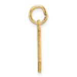 14K Diamond-cut Letter W Initial Charm - Image 2