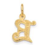 14k Letter E Initial Charm - Image 3