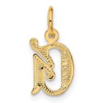 14k Letter G Initial Charm - Image 3