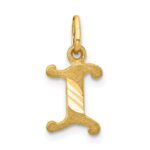 14k Letter I Initial Charm