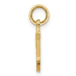 14k Letter V Initial Charm - Image 2
