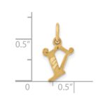 14k Letter V Initial Charm - Image 4