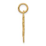 14k Heart Letter G Charm - Image 2