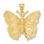 14k Large Butterfly Pendant