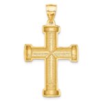 14k Polished Latin Cross Pendant - Image 3