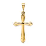 14k Passion Cross Pendant