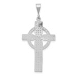 14k White Gold Celtic Cross Charm - Image 3
