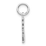 14K White Gold Polished LIVE LOVE LAUGH Charm - Image 2