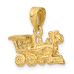 14k 3-D Miniature Train Charm - Image 5