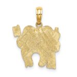 14k Polished Flat-Backed Dental Charm - Image 4