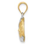 14k Two-tone Sun and Moon Charm - Image 2