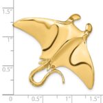 14k Large Manta Ray Omega Slide - Image 3