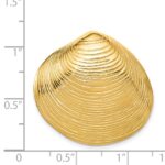 14k Large Clam Shell Omega Slide - Image 3