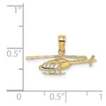 14k Helicopter Charm - Image 3