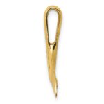 14k Whale Tail Chain Slide - Image 2