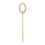 14k Polished Cross Charm - Image 2