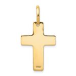 14k Polished Cross Charm - Image 4