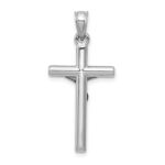 14k White Gold Crucifix Pendant - Image 4