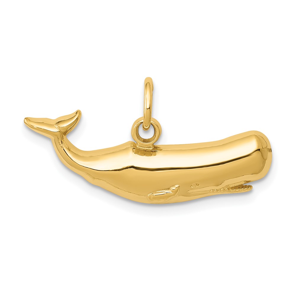 D3451.jpg 14k Sperm Whale Charm - Image 1