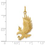 14k Bald Eagle Charm - Image 3