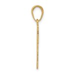 14k Polished Cross Pendant - Image 2