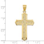 14k Passion Cross Pendant - Image 3