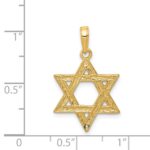 14k Star of David Pendant - Image 3