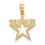 14K SUPER Star Charm
