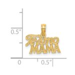 14K TE AMO MAMA Charm - Image 4