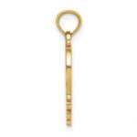 14K #1 MOTHER in Heart Frame Charm - Image 2