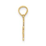 14k  #1 GRANDMOTHER Charm - Image 2