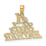 14k #1 GODFATHER Charm - Image 3