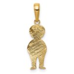 14K Boy with Hands in Pocket Pendant - Image 4