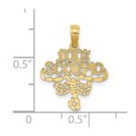 14K 100% SCORPIO Zodiac Charm - Image 3