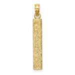 14k Six Inch Ruler Charm - Image 3