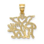 14K HEART MY PILOT Charm - Image 4