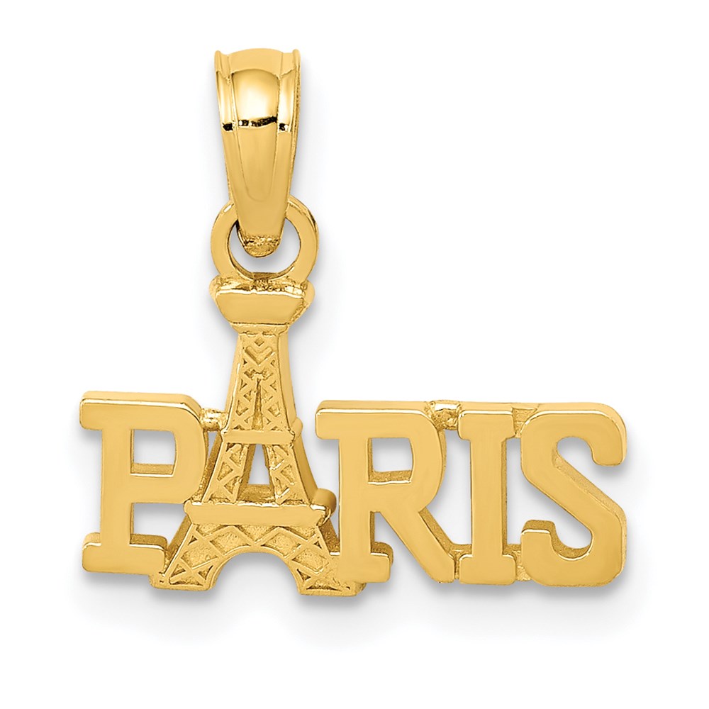D4087.jpg 14K PARIS With Eiffel Tower Pendant - Image 1