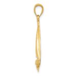 14K 2-D Sailboat Pendant - Image 2