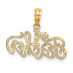 14K #1 TEACHER Charm - Image 3