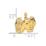 14K Comedy/Tragedy Charm - Image 3