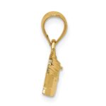 14K Polished Cruse Ship Pendant - Image 2