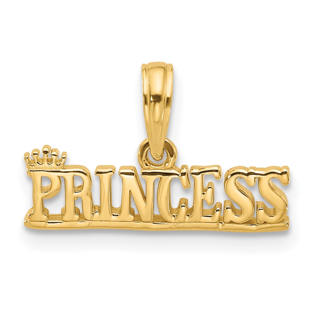 D5613.jpg 14K Polished PRINCESS Charm - Image 1