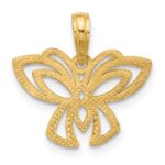14K Polished Fancy Butterfly Charm - Image 4