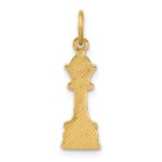 14k Fancy Queen Chess Piece Charm - Image 3
