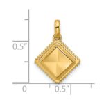 14k Fancy Ravioli Charm - Image 4