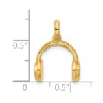 14k Fancy Headphones Charm - Image 5
