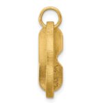 14k Black Enameled Sleep Mask Charm - Image 3